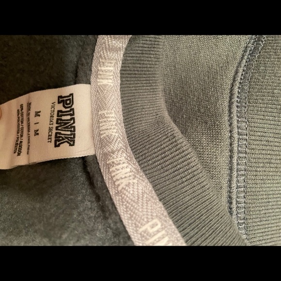 LIKE NEW! Pink Victoria Secret Sweatshirt - Picture 5 of 6